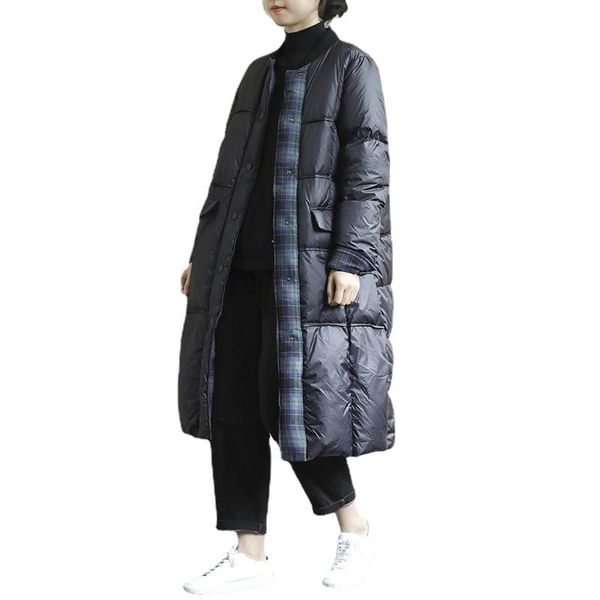 women's jackets 2021 winter clothes loose long sleeve white duck down lightweight jacket female section with a stand collar, Black;brown
women's jackets 2021 winter clothes loose long sleeve white duck down lightweight jacket female section with a stand collar, Black;brown