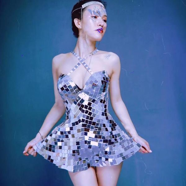 stage wear sparkly mirror dress dance costume women performance concert nightclub party bar dj gogo clothing, Black;red
stage wear sparkly mirror dress dance costume women performance concert nightclub party bar dj gogo clothing, Black;red