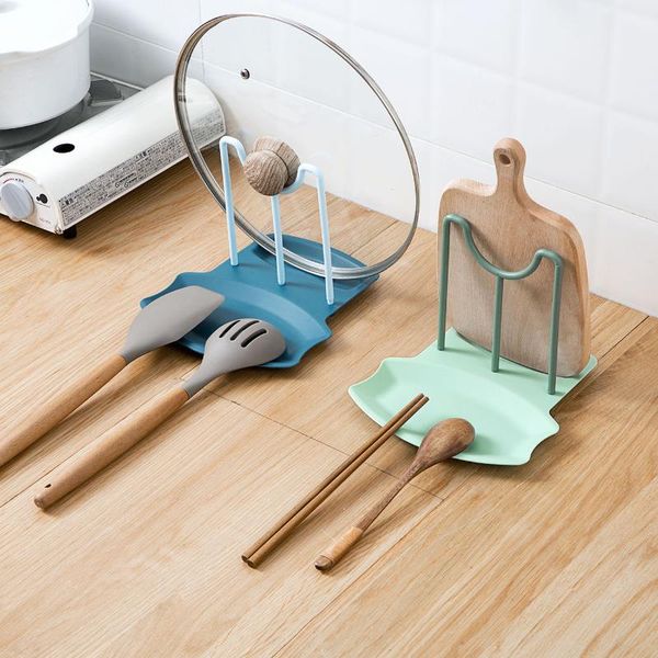 1pc kitchen pot cover shelf plastic spoon cookers holder lids pan storage rack drainer organizer & organization
1pc kitchen pot cover shelf plastic spoon cookers holder lids pan storage rack drainer organizer & organization