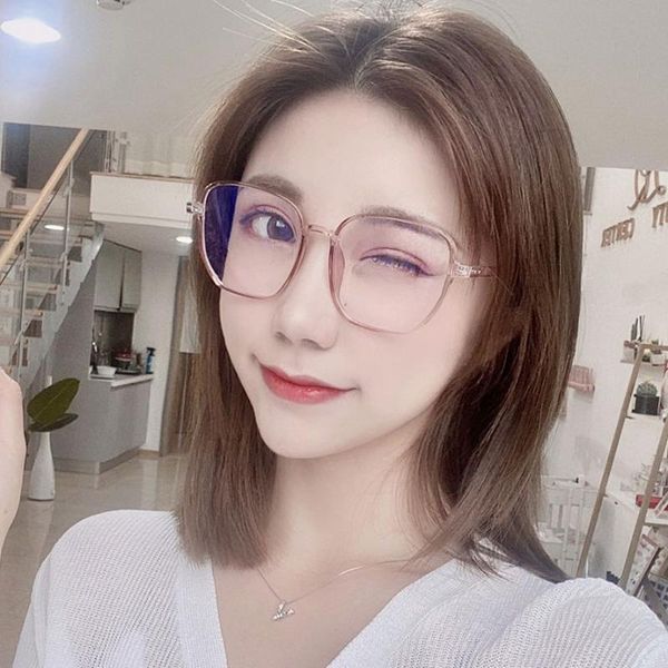 fashion sunglasses frames anti-blue ray glasses female web celebrity tr90 retro frame, Black
fashion sunglasses frames anti-blue ray glasses female web celebrity tr90 retro frame, Black