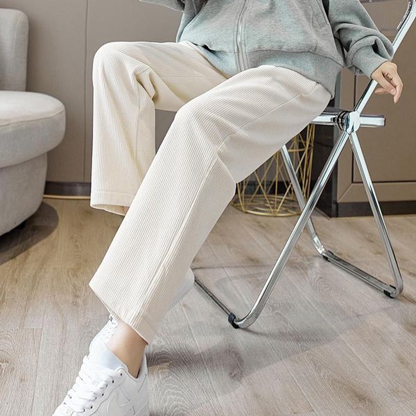 maternity bottoms 6080# autumn corduroy pants wide leg loose straight elastic waist belly clothes for pregnant women winter casual, White
maternity bottoms 6080# autumn corduroy pants wide leg loose straight elastic waist belly clothes for pregnant women winter casual, White