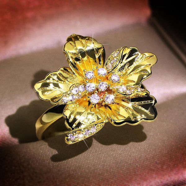 cluster rings elegant gold flower ring cubic zirconia luxury female wedding vintage boho jewelry gift engagement for women d5t628, Golden;silver
cluster rings elegant gold flower ring cubic zirconia luxury female wedding vintage boho jewelry gift engagement for women d5t628, Golden;silver