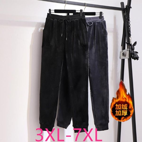 women's pants & capris 2021 autumn winter plus size sports for women large thick velvet wool casual loose keep warm long trousers 4xl 5, Black;white
women's pants & capris 2021 autumn winter plus size sports for women large thick velvet wool casual loose keep warm long trousers 4xl 5, Black;white