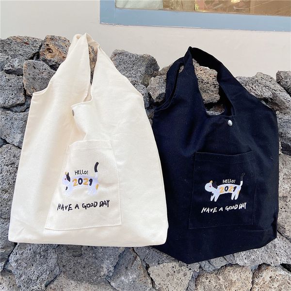 women reusable canvas shopping handbag lovely cat student girls vest bag foldable book tote large capacity ladies shoulder bags
women reusable canvas shopping handbag lovely cat student girls vest bag foldable book tote large capacity ladies shoulder bags
