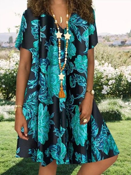 floral print short sleeve womens dresses v neck summer boho clothes sundress casual loose plus size c2, Black;gray
floral print short sleeve womens dresses v neck summer boho clothes sundress casual loose plus size c2, Black;gray