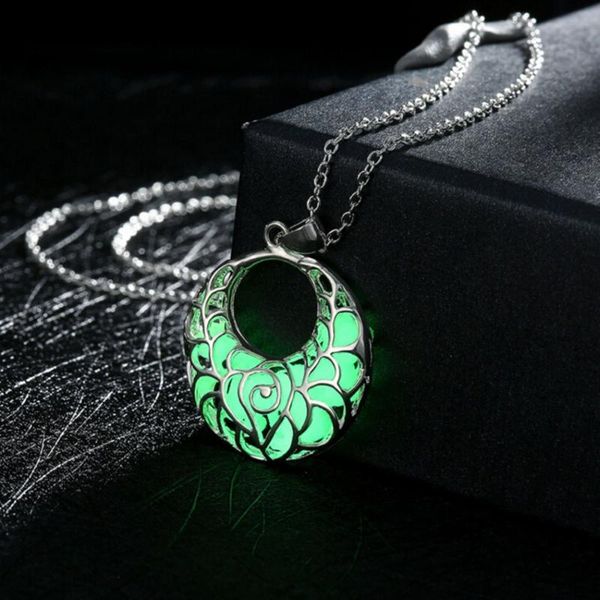 pendant necklaces bohemian hollow fluorescence pattren individuality natural alloy link chain necklace women engagement accessory, Silver
pendant necklaces bohemian hollow fluorescence pattren individuality natural alloy link chain necklace women engagement accessory, Silver