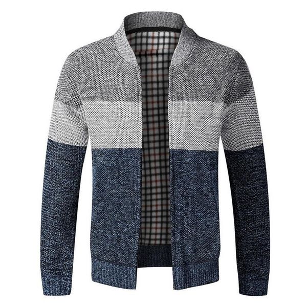 men's sweater autumn casual long sleeves cardigan men thickening plus size velvet warm trend shirt jacket coat sweaters, White;black
men's sweater autumn casual long sleeves cardigan men thickening plus size velvet warm trend shirt jacket coat sweaters, White;black
