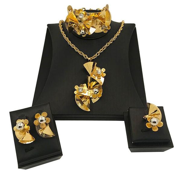 earrings & necklace nigeria women's jewelry set bridal bracelet fashion setdubai gold sets for women, Silver
earrings & necklace nigeria women's jewelry set bridal bracelet fashion setdubai gold sets for women, Silver