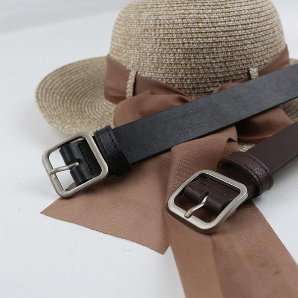 belts women basic fashion casual square buckle waistband simple retro pu leather clothing accessories, Black;brown
belts women basic fashion casual square buckle waistband simple retro pu leather clothing accessories, Black;brown