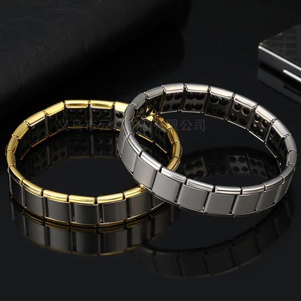 link, chain twisted stainless steel magnetic bracelet for women healing bangle balance health men care jewelry, Black
link, chain twisted stainless steel magnetic bracelet for women healing bangle balance health men care jewelry, Black