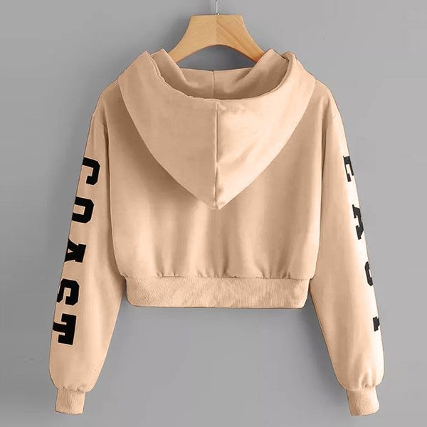 women korean style fashion letter printed long sleeve hoodie short sweatshirt pullover blouse female casual hoodies_yw_rw, Black
women korean style fashion letter printed long sleeve hoodie short sweatshirt pullover blouse female casual hoodies_yw_rw, Black