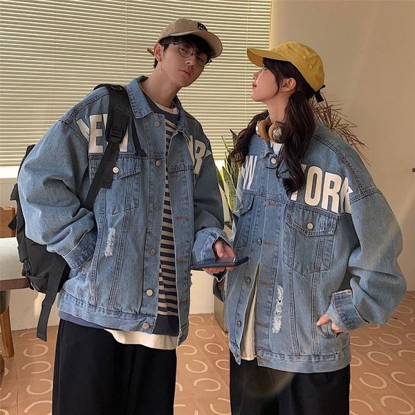 men's jackets autumn 202 fashion japanese loose hip hop streetwear retro printed school students teenagers denim jacket, Black;brown
men's jackets autumn 202 fashion japanese loose hip hop streetwear retro printed school students teenagers denim jacket, Black;brown