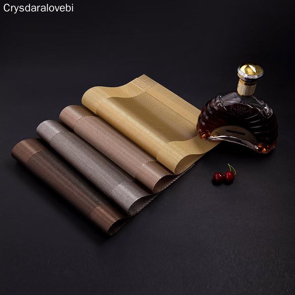 mats & pads 4pcs gold placemat washable pvc dining table diagonal frame teslin stain-resistant cloth disc bowl non-slip pad
mats & pads 4pcs gold placemat washable pvc dining table diagonal frame teslin stain-resistant cloth disc bowl non-slip pad