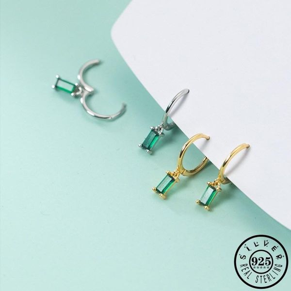 hoop & huggie 925 sterling silver square green cubic zirconia stone pendant gold color plated piercing earrings jewelry for women girls, Golden;silver
hoop & huggie 925 sterling silver square green cubic zirconia stone pendant gold color plated piercing earrings jewelry for women girls, Golden;silver