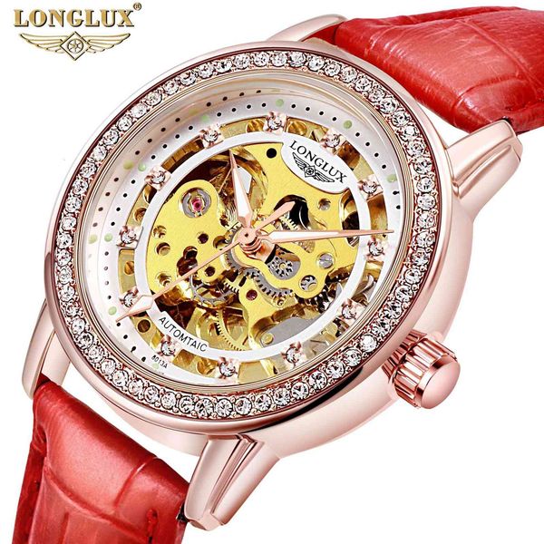watch longlux hollow fashion women's automatic mechanical waterproof diamond studentwatch, Slivery;brown
watch longlux hollow fashion women's automatic mechanical waterproof diamond studentwatch, Slivery;brown