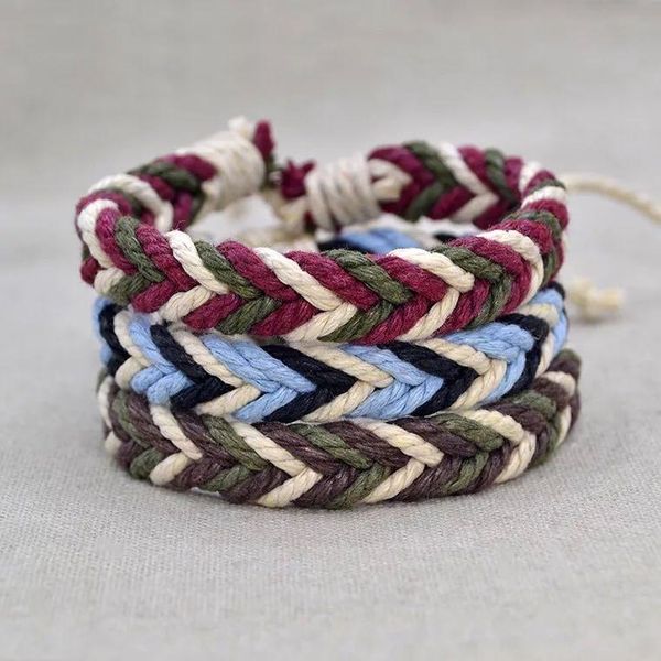 tennis 10pcs handmade diy cotton and rope bracelet, fashion bohemian romantic color couples jewelry gift bracelet wholesale, Golden;silver
tennis 10pcs handmade diy cotton and rope bracelet, fashion bohemian romantic color couples jewelry gift bracelet wholesale, Golden;silver