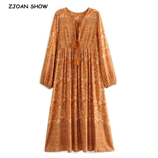 bohemia lacing up v neck location floral print dress ethnic woman long sleeve tassel strappy dresses holiday beach 210429, Black;gray
bohemia lacing up v neck location floral print dress ethnic woman long sleeve tassel strappy dresses holiday beach 210429, Black;gray