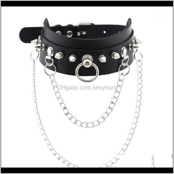 & pendants jewelry steam punk goth spike rivet leather choker necklace with chains women men short chokers necklaces collares1 drop del, Golden;silver
& pendants jewelry steam punk goth spike rivet leather choker necklace with chains women men short chokers necklaces collares1 drop del, Golden;silver