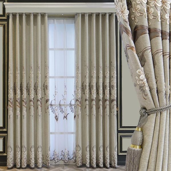 curtain & drapes 2021 european-style chenille thick embossed embroidered blackout custom curtains for living dining room bedroom
curtain & drapes 2021 european-style chenille thick embossed embroidered blackout custom curtains for living dining room bedroom