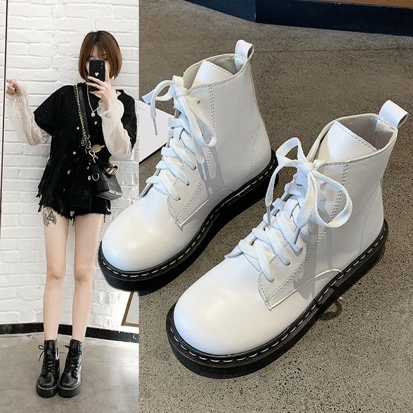 boots big head female british style 2021 autumn and winter wild handsome round student flat short tide, Black
boots big head female british style 2021 autumn and winter wild handsome round student flat short tide, Black