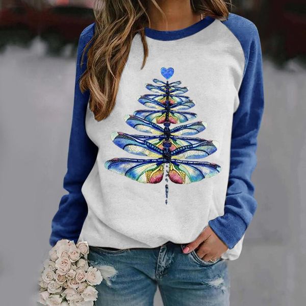 women's blouses & shirts harajuku blouses women casual o neck tshirt dragonfly print long sleeve autumn pullover blouse ladies oversize, White
women's blouses & shirts harajuku blouses women casual o neck tshirt dragonfly print long sleeve autumn pullover blouse ladies oversize, White