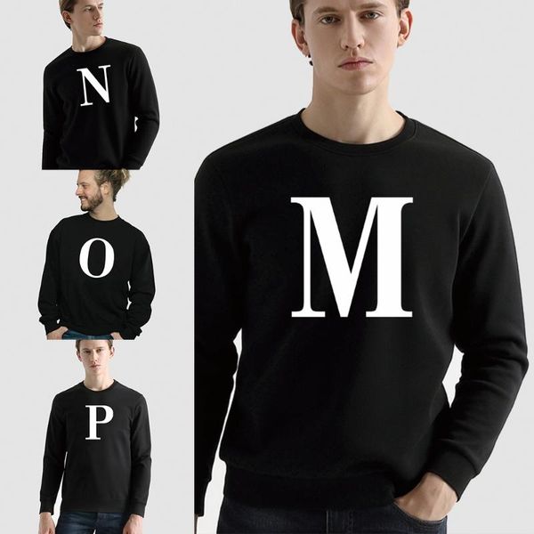 men's hoodies & sweatshirts pullover casual long-sleeved sweatshirt white letters initial name printed pattern basic clothing commute, Black
men's hoodies & sweatshirts pullover casual long-sleeved sweatshirt white letters initial name printed pattern basic clothing commute, Black