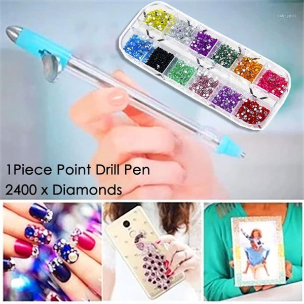 multi-function painting cross stitch embroidery tool double-head manual point drill pen&rhinestone multi-function1, Silver 
multi-function painting cross stitch embroidery tool double-head manual point drill pen&rhinestone multi-function1, Silver