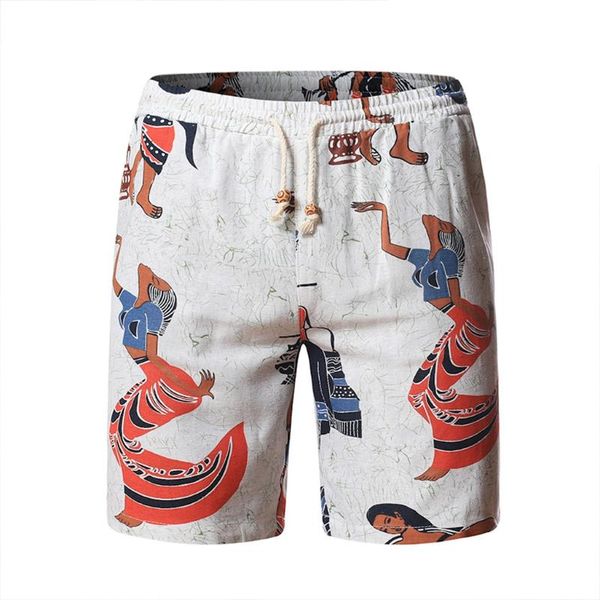 design plus size men's ethnic printed linen cotton short pant multi-pocket overalls shorts casual loose mid athletic, White;black
design plus size men's ethnic printed linen cotton short pant multi-pocket overalls shorts casual loose mid athletic, White;black