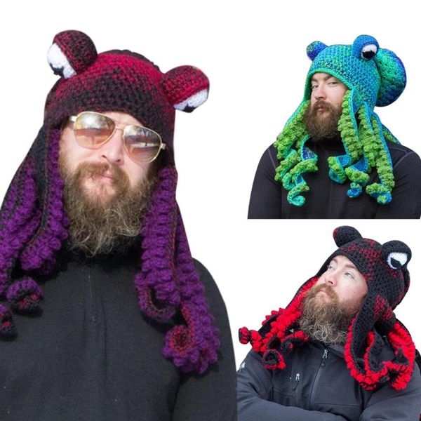 ocs knitted hats winter warm funny party beanie caps headwear cosplay tricky headgear couples outdoor, Black;white 
ocs knitted hats winter warm funny party beanie caps headwear cosplay tricky headgear couples outdoor, Black;white