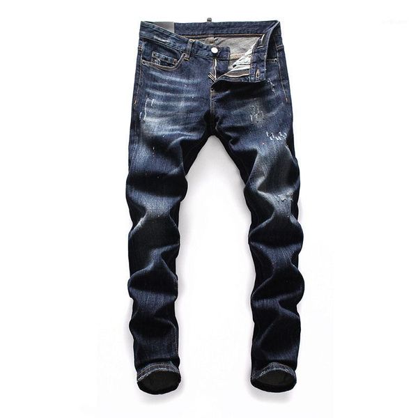 men's jeans brand italy style moto & biker street denim men casual trousers streetwear skinny hole 28-38, Blue
men's jeans brand italy style moto & biker street denim men casual trousers streetwear skinny hole 28-38, Blue
