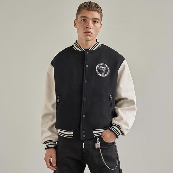 men's jackets 2021 autumn fashion men outwear loose embroidery high street women coat cotton casual elegant overcoat t1292, Black;brown
men's jackets 2021 autumn fashion men outwear loose embroidery high street women coat cotton casual elegant overcoat t1292, Black;brown