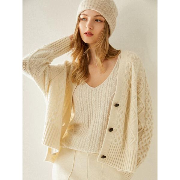 women's knits & tees cardigan women two pieces set 100% cashmere knitted raglan long sleeves solid coat casual style fashion, White
women's knits & tees cardigan women two pieces set 100% cashmere knitted raglan long sleeves solid coat casual style fashion, White
