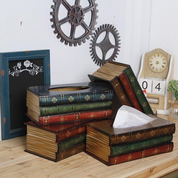 tissue boxes & napkins classical style creative simulation book wooden carton rectangular paper storage box household home decoration
tissue boxes & napkins classical style creative simulation book wooden carton rectangular paper storage box household home decoration