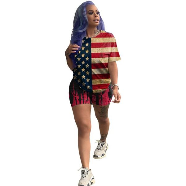 women's tracksuits women summer 2021 tracksuit outfits 2 piece matching set america flag print patchwork streetwear casual two short, Gray
women's tracksuits women summer 2021 tracksuit outfits 2 piece matching set america flag print patchwork streetwear casual two short, Gray