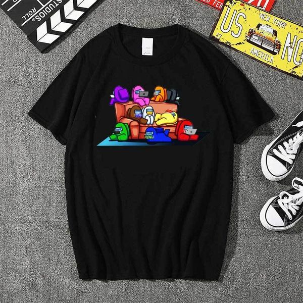 women's t-shirt alazy crewmate 2021 female graphic aesthetics short sleeve cotton polyester women's t-shirts verano mujer, White
women's t-shirt alazy crewmate 2021 female graphic aesthetics short sleeve cotton polyester women's t-shirts verano mujer, White