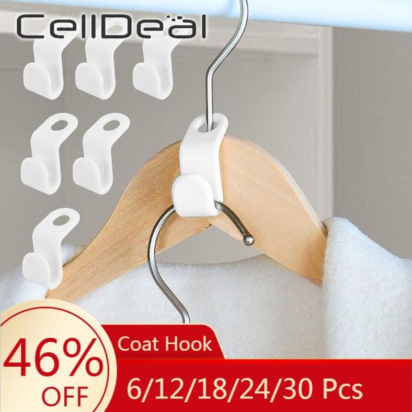 6/12/18/24/30pcs wardrobe hanger connection hook multi-function space-saving stack coat clothes organizer storage hooks & rails
6/12/18/24/30pcs wardrobe hanger connection hook multi-function space-saving stack coat clothes organizer storage hooks & rails