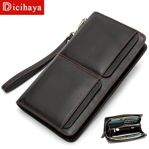 wallets dicihaya men's genuine leather business fashion long male wallet coin card holder zipper pocket men purse handy bag, Red;black
wallets dicihaya men's genuine leather business fashion long male wallet coin card holder zipper pocket men purse handy bag, Red;black