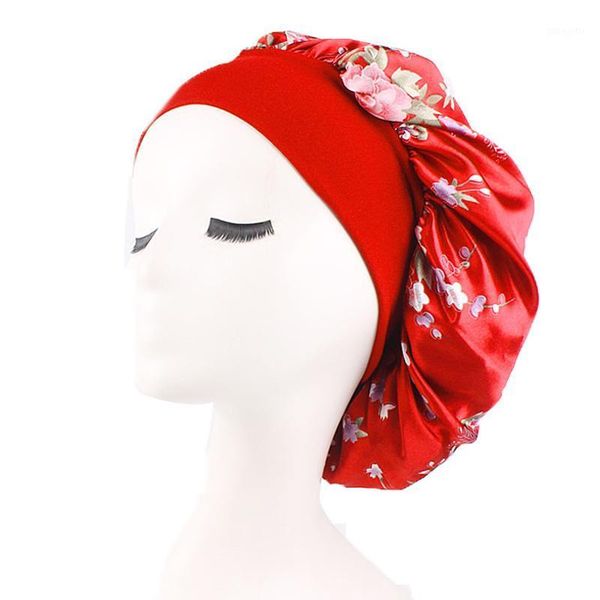 floral printed satin bonnet for women hair care silky caps wide elastic band casual headbands comfortable night sleep hat1
floral printed satin bonnet for women hair care silky caps wide elastic band casual headbands comfortable night sleep hat1