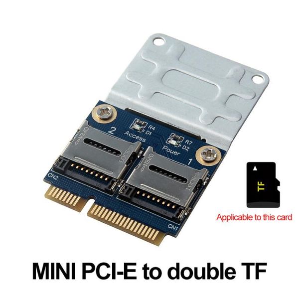computer cables & connectors for lapdual micro- sd sdhc sdxc tf to mini pcie memory card reader 2 mini-sdcards pci-e adapter ssd hdd
computer cables & connectors for lapdual micro- sd sdhc sdxc tf to mini pcie memory card reader 2 mini-sdcards pci-e adapter ssd hdd