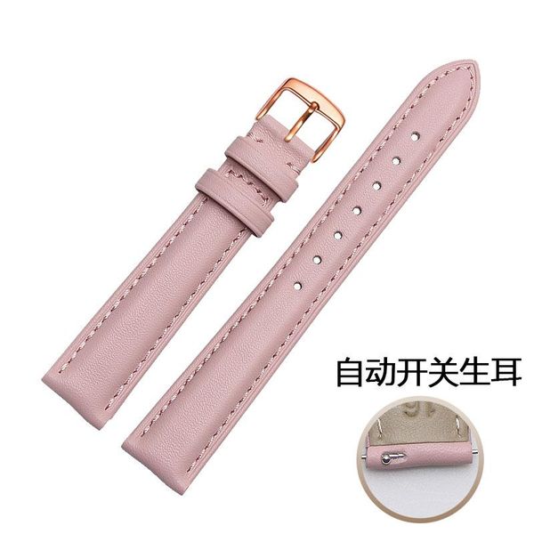 watch bands 14mm 16mm 18mm leather strap, pink, blue and gray white black lady's strap. silver rose gold with pin button steel, Black;brown
watch bands 14mm 16mm 18mm leather strap, pink, blue and gray white black lady's strap. silver rose gold with pin button steel, Black;brown