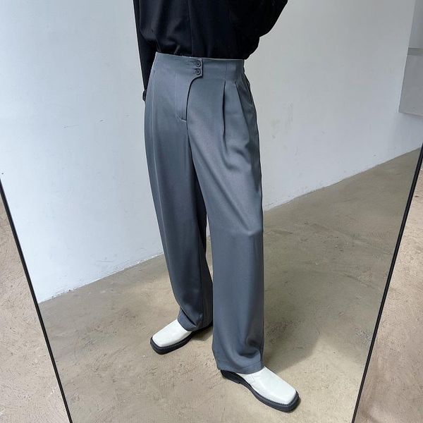 men's suits & blazers formal suit pants fashion society mens dress korean loose straight-leg men solid color casual trousers m-xl, White;black
men's suits & blazers formal suit pants fashion society mens dress korean loose straight-leg men solid color casual trousers m-xl, White;black