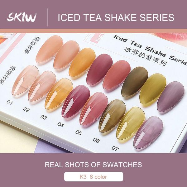 nail gel skiw ice tea milkshake series polish set 8pcs/set for art design pure 8 colors varnish uv lacquer, Red;pink
nail gel skiw ice tea milkshake series polish set 8pcs/set for art design pure 8 colors varnish uv lacquer, Red;pink