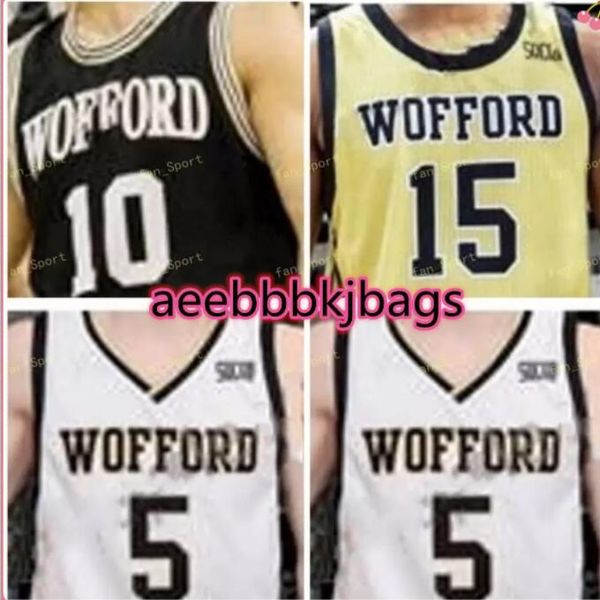 ncaa college wofford terriers basketball jersey 25 messiah jones 31 donovan theme-love 33 cameron jackson 50 matthew pegram custom stitched, Black 
ncaa college wofford terriers basketball jersey 25 messiah jones 31 donovan theme-love 33 cameron jackson 50 matthew pegram custom stitched, Black