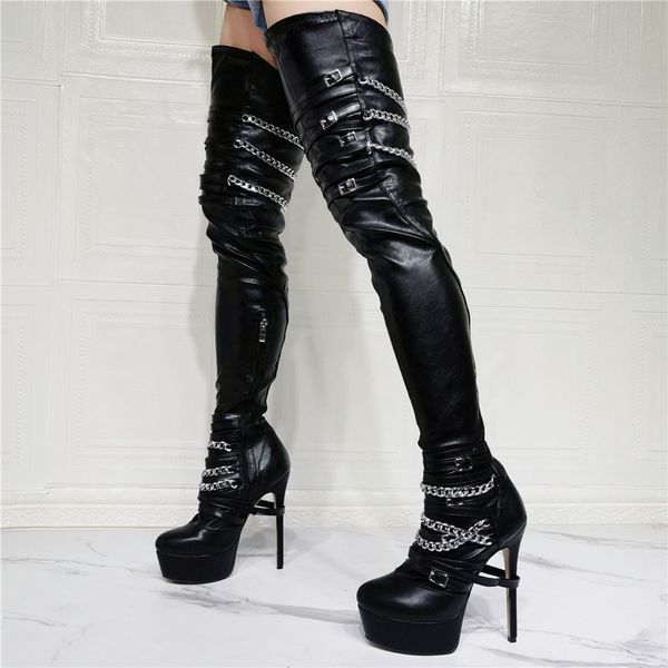 36-46 big size women lady high heel 15cm heeled boot long over the knee boots platform shoes club fashion vv150325, Black
36-46 big size women lady high heel 15cm heeled boot long over the knee boots platform shoes club fashion vv150325, Black