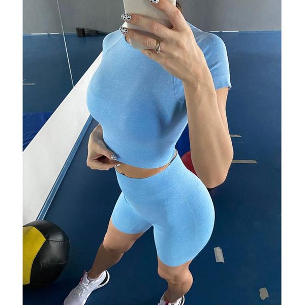 yoga outfit set workout seamless women sportswear gym clothing sport suits fitness short sleeve crop high waist shorts a012ts
yoga outfit set workout seamless women sportswear gym clothing sport suits fitness short sleeve crop high waist shorts a012ts