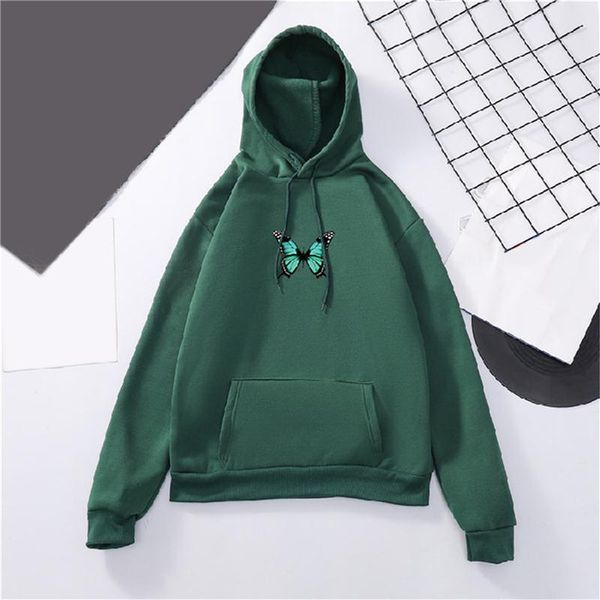 women's hoodies & sweatshirts autumn butterfly print for women streetwear hip hop sweatshirt casual loose hoody korean clothes pullover, Black
women's hoodies & sweatshirts autumn butterfly print for women streetwear hip hop sweatshirt casual loose hoody korean clothes pullover, Black