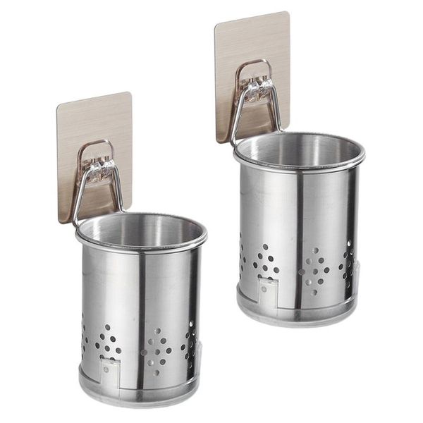 kitchen storage & organization 2pcs chopstick racks stainless steel spoon fork holder
kitchen storage & organization 2pcs chopstick racks stainless steel spoon fork holder