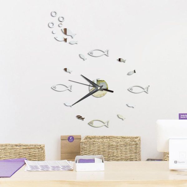 wall clocks acrylic mirror large clock many small fish spit bubbles diy combination pattern mute living room decorate
wall clocks acrylic mirror large clock many small fish spit bubbles diy combination pattern mute living room decorate