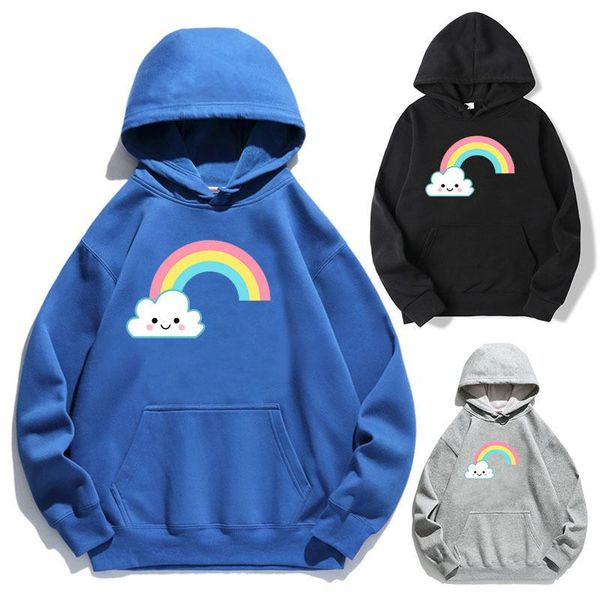 women's hoodies & sweatshirts women hoodie cloud rainbow printed fleece long sleeve loose sweatshirt with hat pullovers winter, Black
women's hoodies & sweatshirts women hoodie cloud rainbow printed fleece long sleeve loose sweatshirt with hat pullovers winter, Black