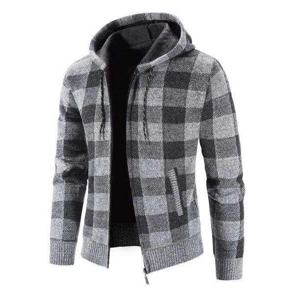 men's hoodies & sweatshirts 2021 autumn and winter fashion plus velvet thick plaid sweater size jacket zipper hooded cardigan, Black
men's hoodies & sweatshirts 2021 autumn and winter fashion plus velvet thick plaid sweater size jacket zipper hooded cardigan, Black